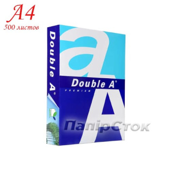 Бумага А4 офисная DOUBLE 80 г/м2 (500 шт./уп. 5 уп./ящ.)