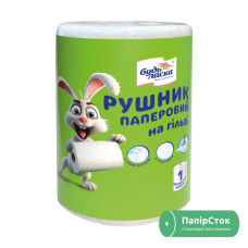 Полотенце бумажное целлюлозное двухслойное (470 отрывов, 4 шт./уп.)