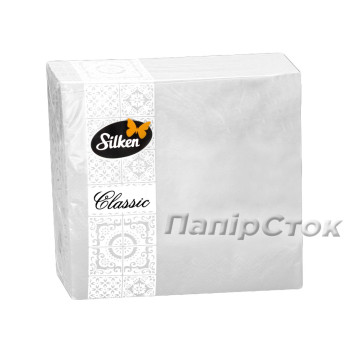 Салфетка 33х33 PapStar 3-слой. (20 шт./уп.) белая