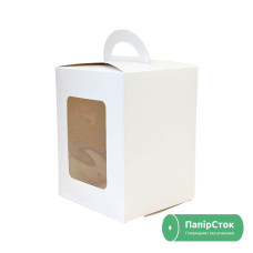 Коробка для пасок 140х140х190 біла