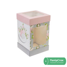 Коробка для пасок 150х150х245 весняна