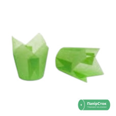 Тарталетка Тюльпан 150 зелена (50х60-80, 25/150)