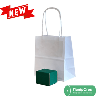Пакет 110х60х120 білий з ручками (80 г)
