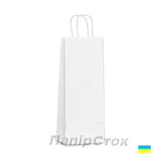Пакет 190х120х390 белый с ручками - image