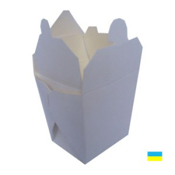 Упаковка под Wok / салат 750 мл (85х65х105) белая