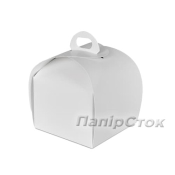 Коробка з ручками 110х110 біла