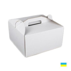 Коробка тортовая 300х300х250 микрогофры. картон 2 ч.