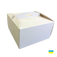 Коробка тортовая 310х410х180 микрогофр. картон 2 ч.
