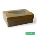 Паперовий контейнер з вікном крафт medium (10/500) - image 1