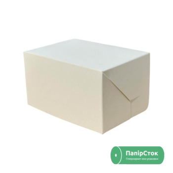 Коробка для шматочка торта 120х90х70 біла