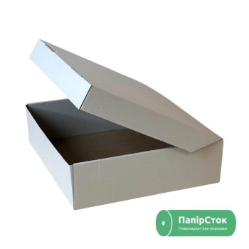 Коробка из микрогофрокартона 260х260х80 белая