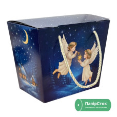 Коробка с ручками-шнурками Ангелы (700 г)